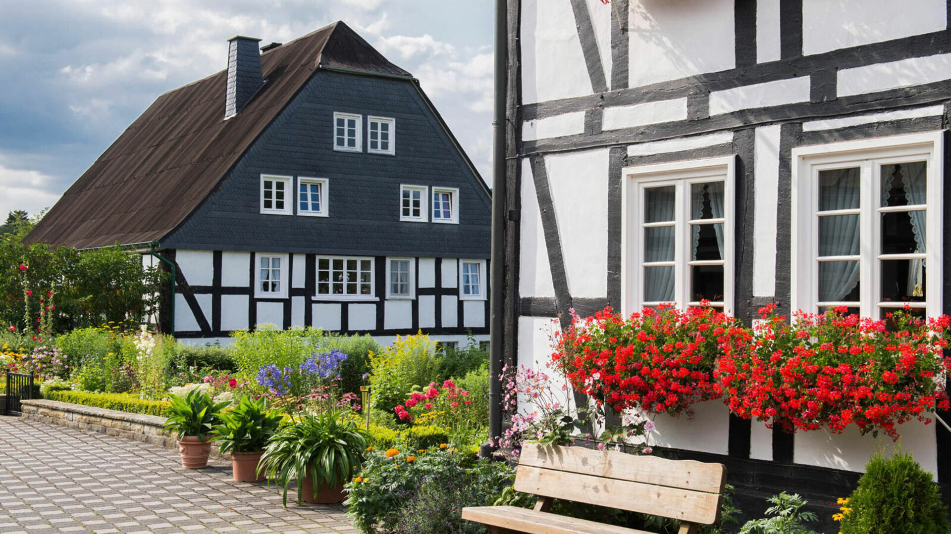 Fachwerkhäuser in Fleckenberg im Hochsauerland